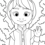coloriage Reine Des Neiges à imprimer