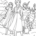 coloriage Reine Des Neiges à imprimer pour enfant de 9 ans
