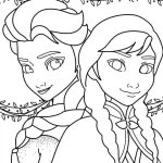 coloriage Reine Des Neiges a dessiner et imprimer