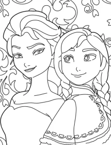 coloriage Reine Des Neiges a dessiner et imprimer