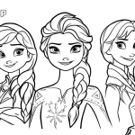 coloriage Reine Des Neiges gratuit