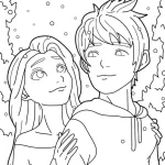 imprimer coloriage Reine Des Neiges