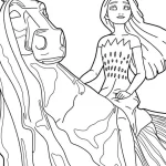 image pour coloriage Reine Des Neiges enfant