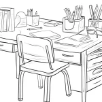 coloriage Rentrée Scolaire pour enfants à télécharger