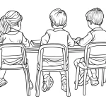 coloriage Rentrée Scolaire pour enfants