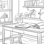 coloriage Rentrée Scolaire pour enfant