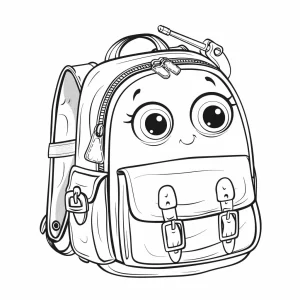 coloriage Rentrée Scolaire et decoupage a imprimer gratuit