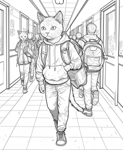 coloriage Rentrée Scolaire gratuit a imprimer