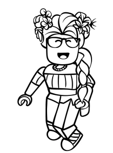 coloriage Roblox pour enfants