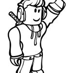 coloriage Roblox d