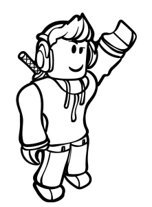 coloriage Roblox d