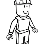 coloriage Roblox pour enfant de 2 ans