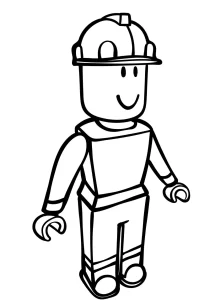 coloriage Roblox pour enfant de 2 ans