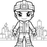 coloriage Roblox pour enfants