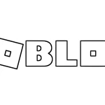 coloriage Roblox à imprimer pour enfant de 3 ans