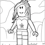 coloriage Roblox pour enfants a imprimer gratuit