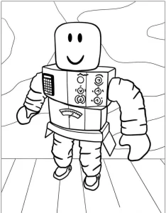 coloriage Roblox a dessiner en ligne