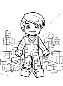 coloriage Roblox à imprimer pour enfant de 3 ans