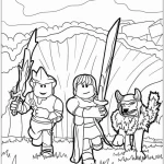 image pour coloriage Roblox enfant