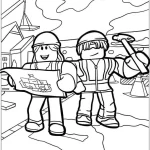 coloriage Roblox pour enfants à télécharger
