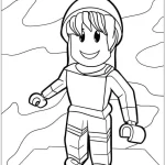 coloriage Roblox pour enfant de à imprimer