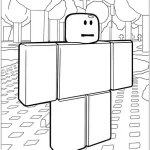 coloriage Roblox pour enfant