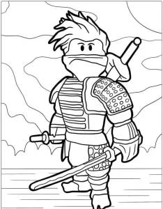 coloriage Roblox en ligne pour enfant