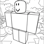 coloriage Roblox pour enfants a imprimer