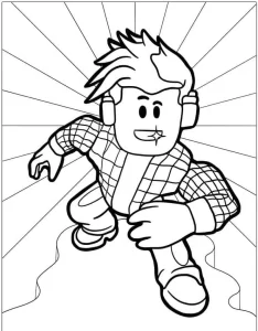 imprimer coloriage Roblox pour enfant