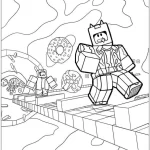 coloriage Roblox à imprimer pour enfant de 3 ans