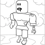 coloriage Roblox educatif pour enfant
