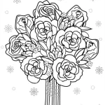 coloriage Rose gratuit pour enfants