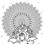 coloriage Rose pour primaire