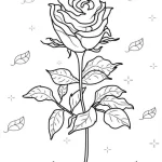 coloriage Rose en ligne