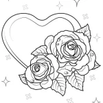 coloriage Rose educatif pour enfant