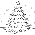 coloriage Sapin gratuit a imprimer