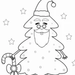 coloriage Sapin pour enfant gratuit