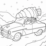 coloriage Sapin en ligne pour enfant