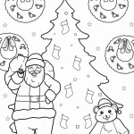 coloriage Sapin pour enfant de 5 ans