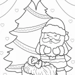 coloriage Sapin a imprimer gratuitement