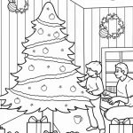 coloriage Sapin à imprimer a4