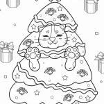 coloriage Sapin pour enfant a imprimer gratuit