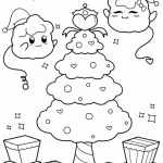 coloriage Sapin pour enfant à imprimer