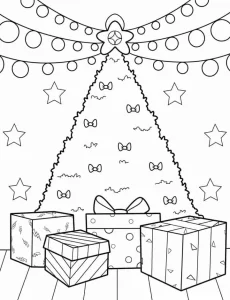 a imprimer coloriage Sapin gratuit