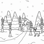 coloriage Sapin pour enfants à imprimer