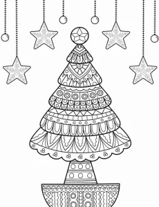coloriage Sapin pour enfants