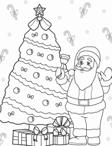 coloriage Sapin pour enfants