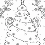coloriage Sapin pour enfant de 7 ans