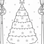 coloriage Sapin à imprimer gratuitement pdf