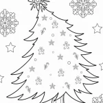 coloriage Sapin educatif pour enfant